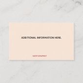 Editable Driving School Instructor Visitekaartje (Achterkant)