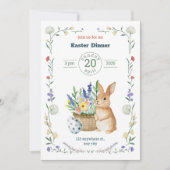 Editable Easter Potluck Invitation (Devant)