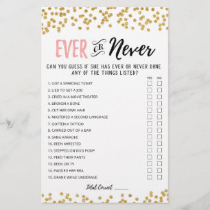 Editable Ever of Nooit Vrijgezellenfeest game