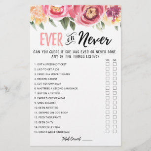 Editable Ever of Nooit Vrijgezellenfeest game