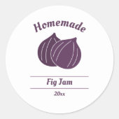 Editable Fig Jam Label Sticker (Voorkant)