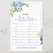 Editable Finish Bride and Groom's Phrase Bridal (Voorkant)