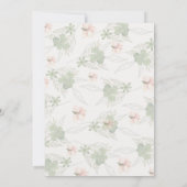 Editable Floral Wedding Invitation Template  (Dos)
