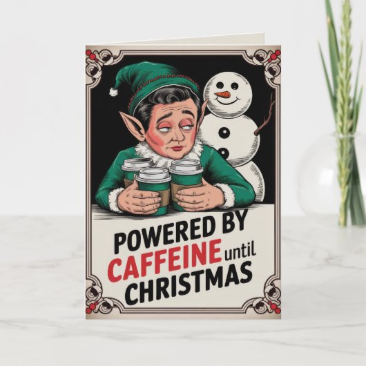 EDITABLE  Funny Christmas Kaart (Voorkant)