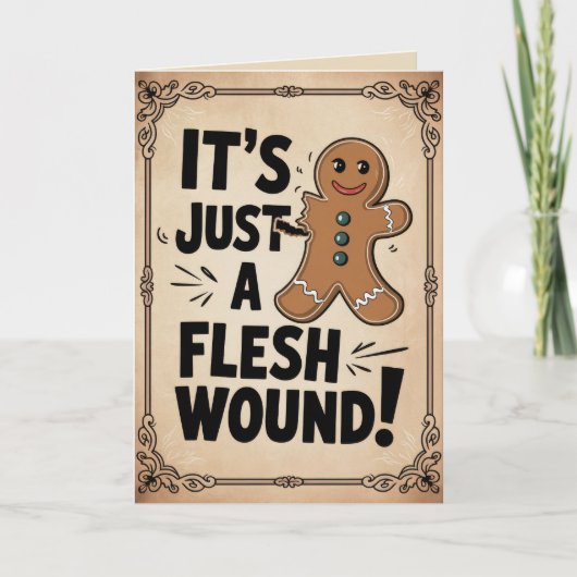 EDITABLE Funny Christmas Kaart (Voorkant)