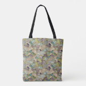 Editable Gemstone Leadlight Shopping Bag Draagtas (Achterkant)