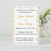 Editable Gold Leaf Vine Kaart (Staand voorkant)