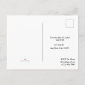 EDITABLE Graduation Party Invitation Sjabloon (Achterkant)