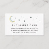 Editable Halloween Baby Shower Enclosure Card Informatiekaartje (Voorkant)