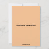 Editable Hawaiian Luau Birthday Uitnodiging (Achterkant)