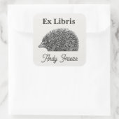 Editable Hedegel Bookplate Sticker (Tas)