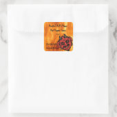 Editable Hell's Flame Hot Sauce Label (Tas)