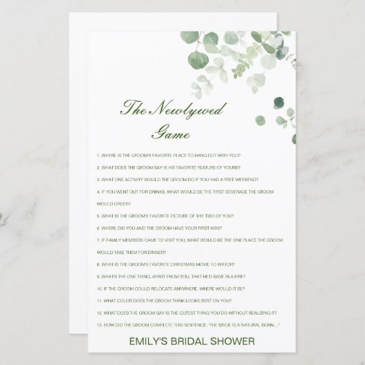 Editable het spel van de Pas getrouwd, dat paar ke (Voorkant / Achterkant)