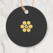 Editable Honey Jar Label voor de imker (Achterkant)