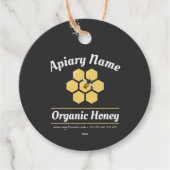 Editable Honey Jar Label voor de imker (Voorkant)