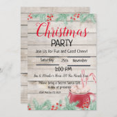 Editable Hot Cocaca, kerstfeest Kaart (Voorkant / Achterkant)