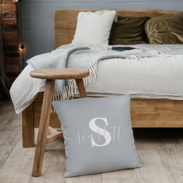 Editable inscription Color Kussens, Name Pillow Kussen (Creator heeft geüpload)