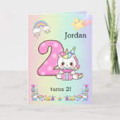 Editable Kids Birthday Invitation Cute Party Desig (Devant)