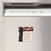 EDITABLE KLEUR VAN Oak sparen de Datum Magnet Magneet (Insitu (Vaatwasser))