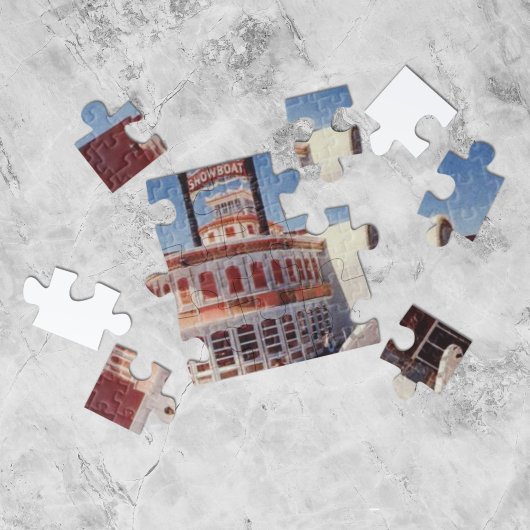 Editable  Las Vegas Showboot Legpuzzel