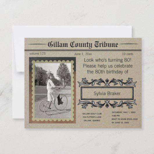 Editable Lees alles over het  van de geboorte Kaart (Voorkant)