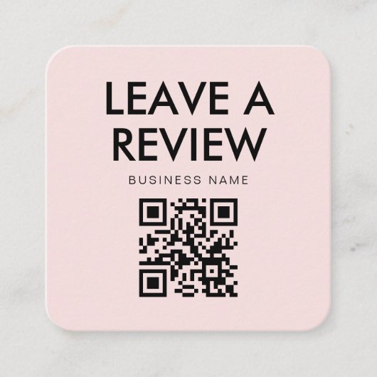 Editable Logo Pink Thank You Package Informatiekaartje (Voorkant)