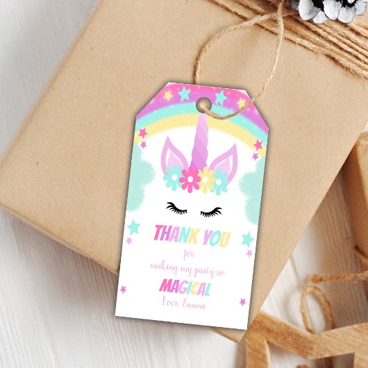 Editable Magical Birthday Favoriser les Étiquettes