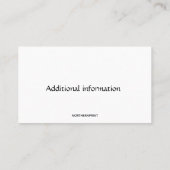 Editable Mandala Massage Therapy Visitekaartje (Achterkant)