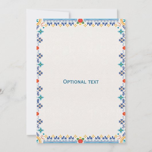 Editable Mexican Wedding Invitation   (Dos)