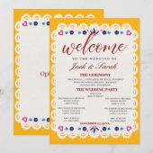 Editable Mexican Wedding Invitation 2 (Devant / Derrière)