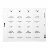 Editable Minimalist White Soy Wax Melt Labels (Full Sheet)