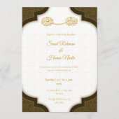 Editable Muslim wedding invitation Nikkah invite (Devant)