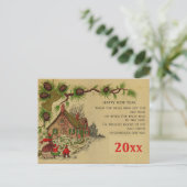 Editable  New Years Greeting Briefkaart (Staand voorkant)
