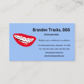 Editable Orthodontist Visitekaartje (Voorkant)