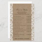 Editable over of onder het Spel van het Vrijgezell (Voorkant / Achterkant)