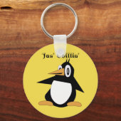 Editable Percius The Penguin Basic Sleutelhanger (Voorkant)