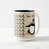 Editable Percius The Penguin Coffee Mok (Voorkant rechts)