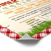 Editable picnic fields day fundraiser flyer poster (Hoek)