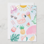Editable Pool Party Invitation Summer Girl Birthda (Dos)