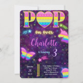 Editable Pop it Anniversaire Invitation (Devant)