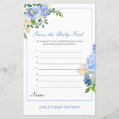 Editable Raad het Baby Baby shower Game (Voorkant)