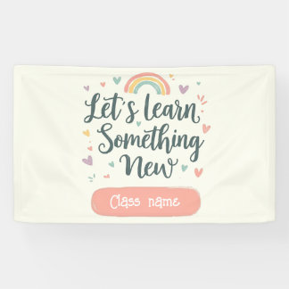 Editable Rainbow Classroom – Let’s Learn Spandoek