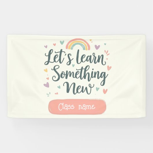 Editable Rainbow Classroom – Let’s Learn Spandoek (Horizontaal)