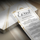 Editable Recognition Event Program Kaart