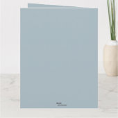 Editable Rural Mailbox and Flowers Kaart (Achterkant)