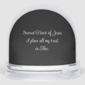 Editable Sacred Heart of Jesus and Prayer (Arrière)