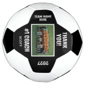 Editable Soccer Coach Appreciation Team Design Voetbal (Gedraaid)
