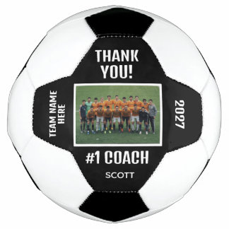 Editable Soccer Coach Appreciation Team Design Voetbal