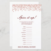 Editable Spice is omhoog, noem het Vrijgezellenfee (Voorkant / Achterkant)