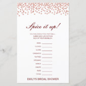 Editable Spice is omhoog, noem het Vrijgezellenfee (Voorkant)